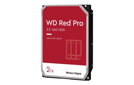 WD Red Pro NAS Hard Drive WD2002FFSX - Festplatte - 2 TB - intern - 3.5` (8.9 cm) - (0718037835570)