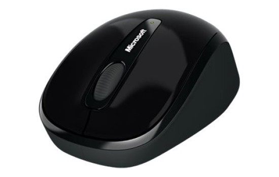 Microsoft Wireless Mobile Mouse 3500 - Maus - rechts- und linkshändig - optisch - 3 Tasten - kabellos - 2.4 GHz - kabelloser Empfänger (USB) - (0885370217506)