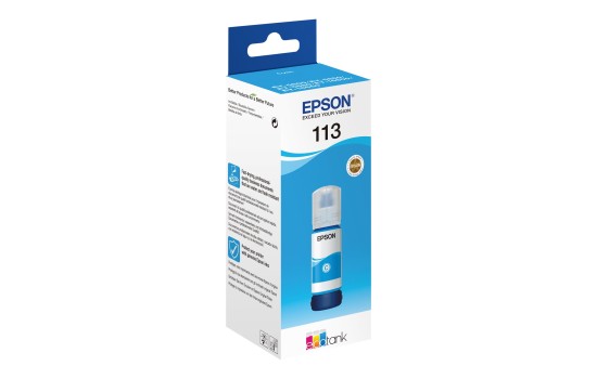 Epson EcoTank 113 - 70 ml - Cyan - original - Nachfülltinte - (8715946674711)