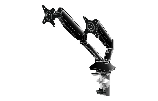 Iiyama DS3002C-B1 - Befestigungskit - für 2 Monitore (einstellbarer Arm) - (4948570032129)
