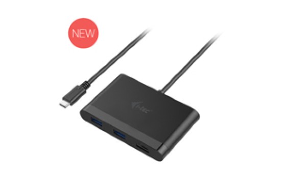 i-tec USB-C HDMI and USB Adapter with Power Delivery Function - (8595611701894)