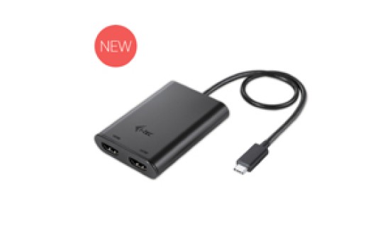 i-tec Externer Videoadapter - USB-C 3.1 - 2 x HDMI - (8595611702020)
