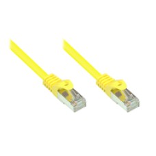 Good Connections RNS Patchkabel mit Rastnasenschutz - Cat. 5e - SF/UTP - PVC - 100MHz - gelb - 0,15m - (4014619718412)