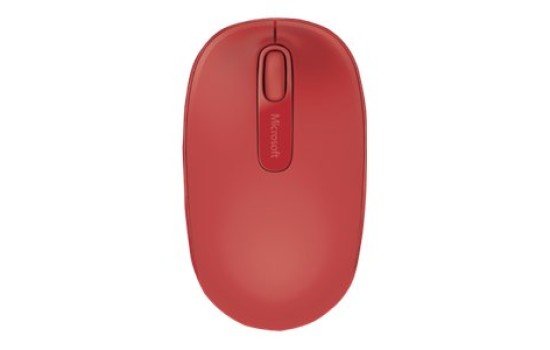 Microsoft Wireless Mobile Mouse 1850 - Maus - rechts- und linkshändig - optisch - 3 Tasten - kabellos - 2.4 GHz - kabelloser Empfänger (USB) - (0885370736373)