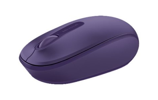 Microsoft Wireless Mobile Mouse 1850 - Maus - rechts- und linkshändig - optisch - 3 Tasten - kabellos - 2.4 GHz - kabelloser Empfänger (USB) - (0885370737486)