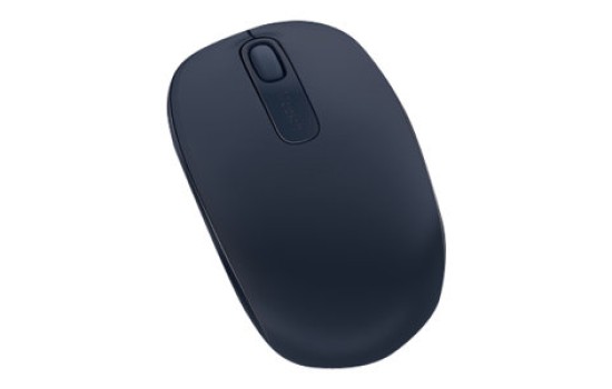 Microsoft Wireless Mobile Mouse 1850 - Maus - rechts- und linkshändig - optisch - 3 Tasten - kabellos - 2.4 GHz - kabelloser Empfänger (USB) - (0885370736175)