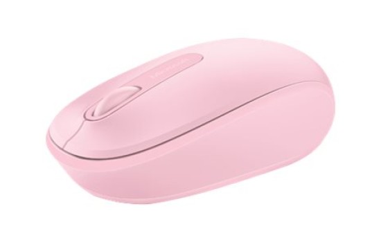 Microsoft Wireless Mobile Mouse 1850 - Maus - rechts- und linkshändig - optisch - 3 Tasten - kabellos - 2.4 GHz - kabelloser Empfänger (USB) - (0885370736274)
