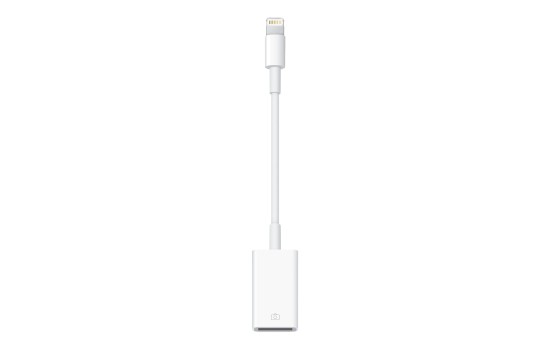 Apple Lightning to USB Camera Adapter - Lightning Adapter - Lightning männlich zu USB weiblich - für iPad/iPhone/iPod (Lightning) - (0885909627509)
