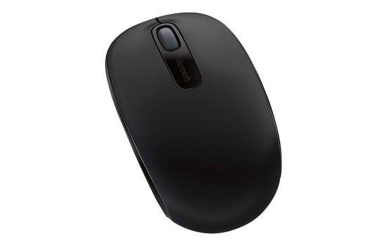 Microsoft Wireless Mobile Mouse 1850 - Maus - rechts- und linkshändig - optisch - 3 Tasten - kabellos - 2.4 GHz - kabelloser Empfänger (USB) - (0885370726961)