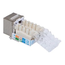 Intellinet Abschließbare Cat6A Modularbuchse, geschirmt, FTP, Keystone, werkzeuglos, Metallgehäuse - (0766623790789)