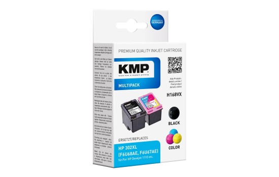 KMP MULTIPACK H168VX - 2er-Pack - Schwarz, Farbe (Cyan, Magenta, Gelb) - (4011324211146)