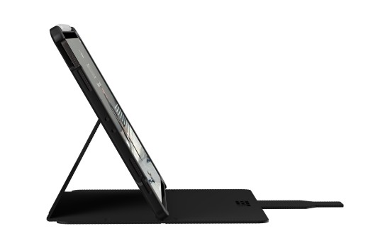 Urban Armor Gear UAG Rugged Case for iPad Pro 12.9-in (5th Gen, 2021) - Metropolis Black - Flip-Hülle für Tablet - widerstandsfähig - Schwarz - 12.9` - für Apple 12.9-inch iPad Pro (4. Generation, 5. Generation) - (0810070360160)