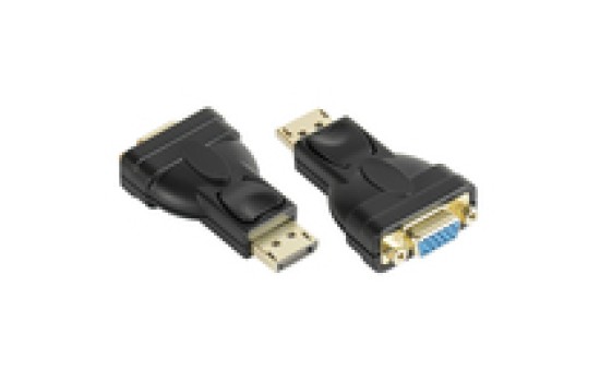 Good Connections Adapter DisplayPort Stecker an VGA Buchse 1920*1200 a60Hz vergoldete Kontakte - Adapter - (4014619603374)