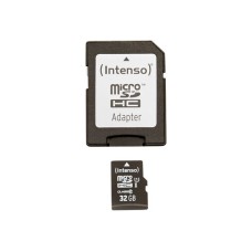 Intenso Premium - Flash-Speicherkarte (microSDHC/SD-Adapter inbegriffen) - (4034303019830)