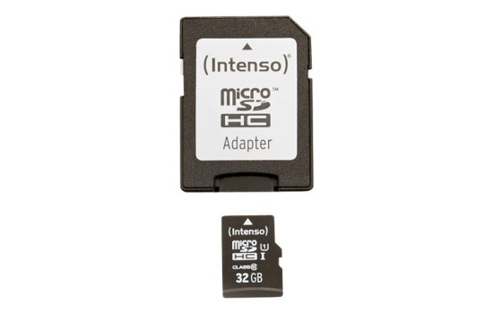 Intenso Premium - Flash-Speicherkarte (microSDHC/SD-Adapter inbegriffen) - (4034303019830)