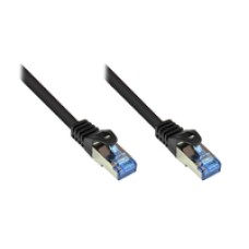 Good Connections RNS Patchkabel mit Rastnasenschutz - Cat. 6A - S/FTP - PiMF - halogenfrei - 500MHz - schwarz - 30m - (4014619684328)
