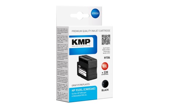 KMP H104 - 35 ml - Größe XXL - Schwarz - kompatibel - (4011324172546)