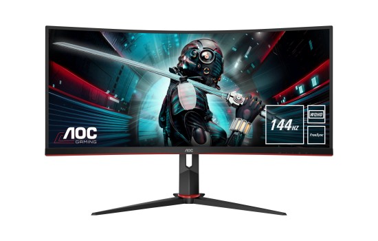 AOC Gaming CU34G2X/BK - G2 Series - LED-Monitor - Gaming - gebogen - 86 cm (34`) - (4038986117005)