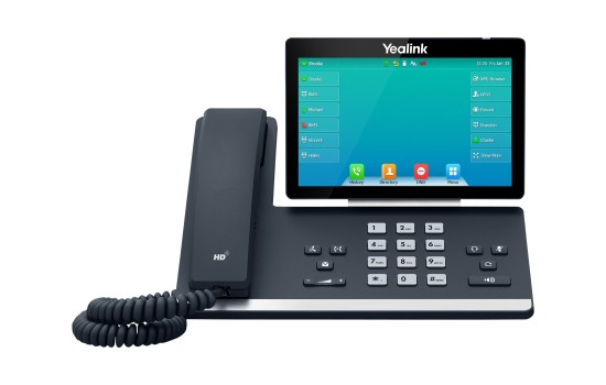 Yealink SIP-T57W - VoIP-Telefon - mit Bluetooth-Schnittstelle mit Rufnummernanzeige - IEEE 802.11a/b/g/n/ac (Wi-Fi) - (6938818303249)