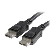 StarTech.com 50cm DisplayPort 1.2 Kabel mit Verriegelung (Stecker/Stecker) - (0065030844222)