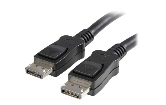 StarTech.com 50cm DisplayPort 1.2 Kabel mit Verriegelung (Stecker/Stecker) - (0065030844222)