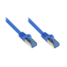 Good Connections RNS Patchkabel mit Rastnasenschutz - Cat. 6A - S/FTP - PiMF - halogenfrei - 500MHz - blau - 20m - (4014619477364)