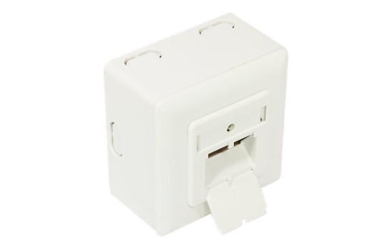 Good Connections Wanddose - RJ-45 X 2 - Pearl White - (4014619767472)