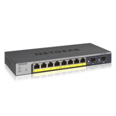 Netgear Smart GS110TPv3 - Switch - Smart - 8 x 10/100/1000 (PoE) - (0606449137644)