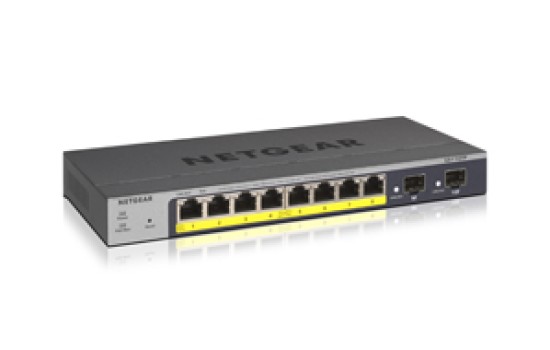 Netgear Smart GS110TPv3 - Switch - Smart - 8 x 10/100/1000 (PoE) - (0606449137644)