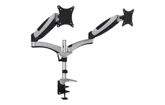 DIGITUS Universal Dual Monitorhalter mit Gasdruckfeder und Klemmbefestigung - (4016032385370)
