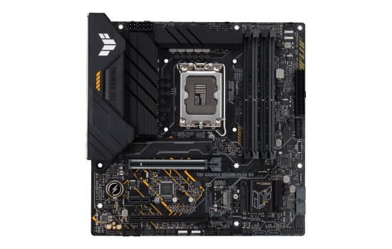 ASUS TUF GAMING B660M-PLUS D4 - Motherboard - micro ATX - LGA1700-Sockel - B660 Chipsatz - USB-C Gen1, USB 3.2 Gen 1, USB 3.2 Gen 2, USB-C Gen 2x2 - 2.5 Gigabit LAN - Onboard-Grafik (CPU erforderlich) - (4711081516897)