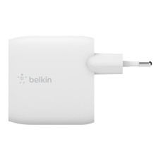Belkin BOOST CHARGE - Netzteil - 40 Watt - Fast Charge, PD 3.0 - 2 Ausgabeanschlussstellen (2 x USB-C) - (0745883825455)