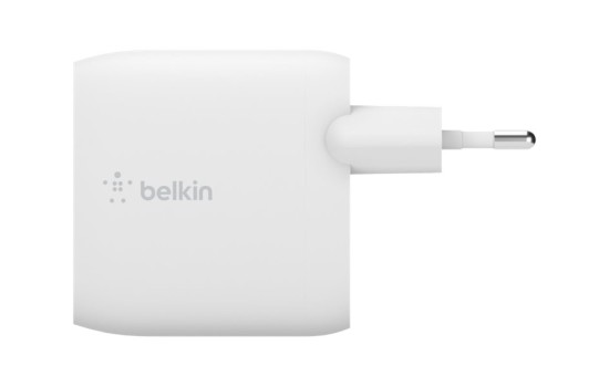 Belkin BOOST CHARGE - Netzteil - 40 Watt - Fast Charge, PD 3.0 - 2 Ausgabeanschlussstellen (2 x USB-C) - (0745883825455)