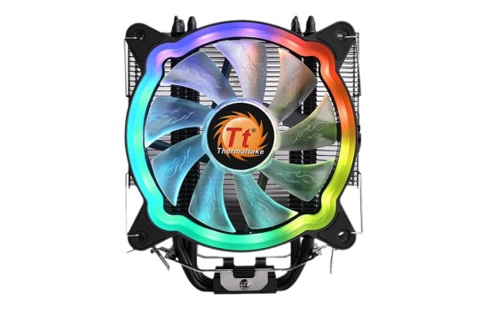 Thermaltake UX200 ARGB Lighting - Prozessor-Luftkühler - (für: LGA775, LGA1156, AM2, AM2+, AM3, LGA1155, AM3+, FM1, FM2, LGA1150, LGA1151, AM4, LGA1200) - (4713227521604)