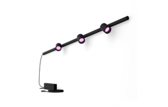 Signify Perifo Basis-Set Wandleuchte 3 Spots Schwarz - (8719514407848)