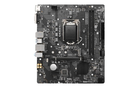 MSI PRO H410M-B - Motherboard - micro ATX - LGA1200-Sockel - H410 Chipsatz - USB 3.2 Gen 1 - Gigabit LAN - Onboard-Grafik (CPU erforderlich) - (4719072917395)