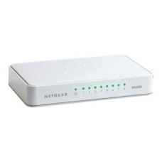 Netgear GS208 - Switch - unmanaged - 8 x 10/100/1000 - (0606449090437)
