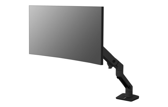 Ergotron HX - Befestigungskit (Gelenkarm, Spannbefestigung für Tisch, Verlängerungsarm, Tischplattenbohrung, Pivot) - Patentierte Constant Force Technologie - für LCD-Display / Curved LCD-Display - mattschwarz - Bildschirmgröße: 124.5 cm (up to 49`) - (06