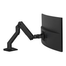 Ergotron HX - Befestigungskit (Gelenkarm, Spannbefestigung für Tisch, Verlängerungsarm, Tischplattenbohrung, Pivot) - Patentierte Constant Force Technologie - für LCD-Display / Curved LCD-Display - mattschwarz - Bildschirmgröße: 124.5 cm (up to 49`) - (06