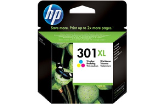 HP 301XL - 6 ml - Hohe Ergiebigkeit - Farbe (Cyan, Magenta, Gelb) - (0884962894545)