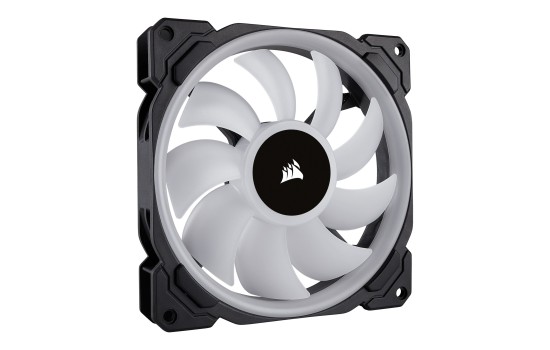 Corsair LL Series LL140 RGB Dual Light Loop - Gehäuselüfter - 140 mm - weiß, Blau, Gelb, Rot, grün, orange, violett - 14 cm (Packung mit 2) - (0843591032452)