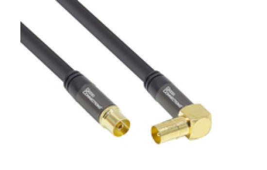 Good Connections GC-M2077 - 10 m - IEC/coax - IEC/coax - Schwarz - (4014619858859)