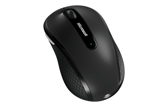 Microsoft Wireless Mobile Mouse 4000 - Maus - rechts- und linkshändig - optisch - 4 Tasten - kabellos - 2.4 GHz - kabelloser Empfänger (USB) - (0882224856461)