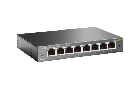 TP-LINK JetStream TL-SG108E Easy Smart Switch - (6935364021856)