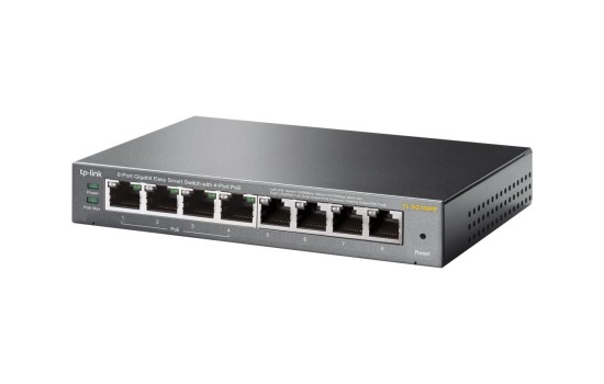 TP-LINK Easy Smart TL-SG108PE - Switch - Smart - 4 x 10/100/1000 (4 PoE) - (6935364094744)