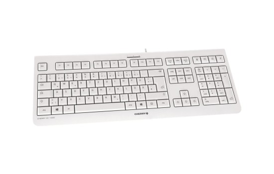 Cherry KC 1000 - Tastatur - Deutsch - Hellgrau - (4025112081309)