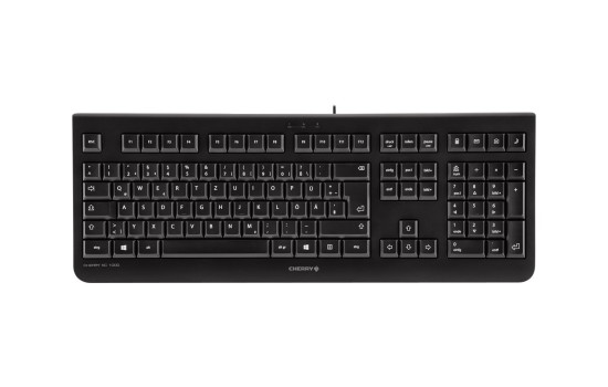 Cherry KC 1000 - Tastatur - Deutsch - Schwarz - (4025112081316)