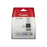Canon CLI-551 C/M/Y/BK Multipack - 4er-Pack - Schwarz, Gelb, Cyan, Magenta - (8714574584416)