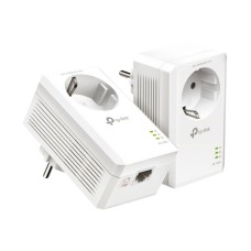 TP-LINK AV1000 - Gigabit Passthrough Starter Kit - Powerline Adapterkit - GigE, HomePlug AV (HPAV) - (6935364089078)