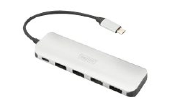 DIGITUS USB Type-C 4-Port Hub (USB 3.0) + PD - (4016032455653)